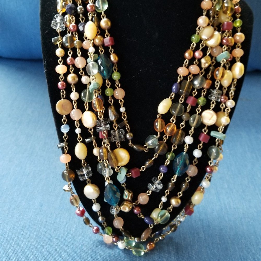 Lia Sophia 7-Strand Necklace - NWT